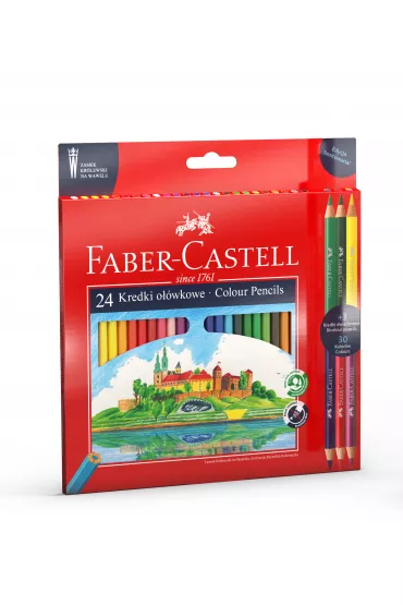 Faber-Castell Kredki o��wkowe Wawel 24 szt.