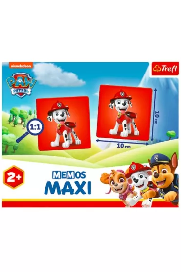 Memos Maxi. Paw Patrol. Wersja ukrai�ska Trefl