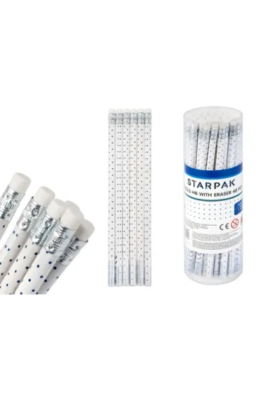 Starpak O��wek z gumk� kropki 48 szt.