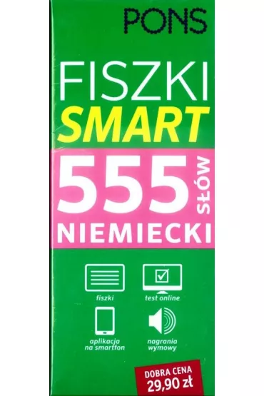 Fiszki 555 smart niemiecki pons