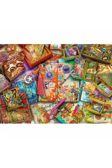 Puzzle 1000 el. Biurko dziennikarza Trefl