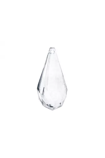 PartyDeco Zawieszki Krople bezbarwne 23 x 51 mm