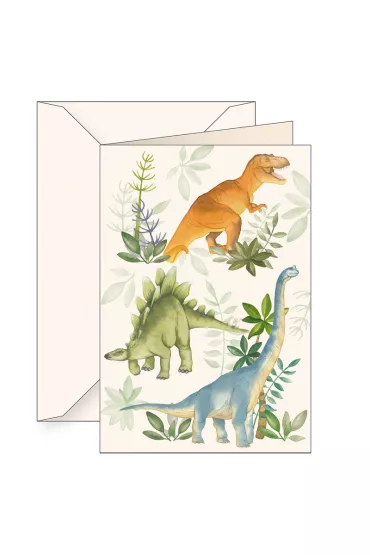 Tassotti Karnet B6 z kopert� Dinozaury Tyrannosaurus Rex Stegozaur Brachi
