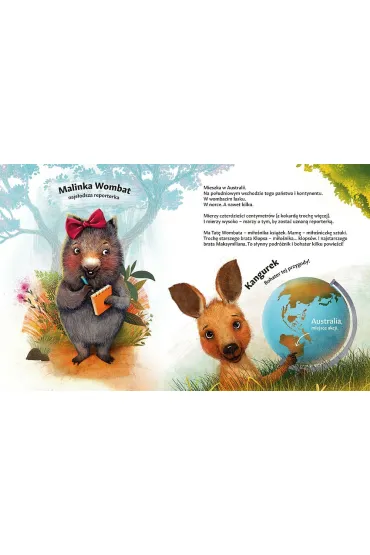 Malinka Wombat i Kangurek - Marcin Kozio�