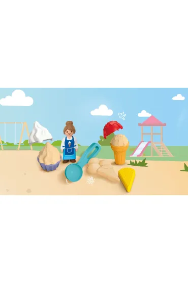 Playmobil Junior Lodziarnia z piasku 72006