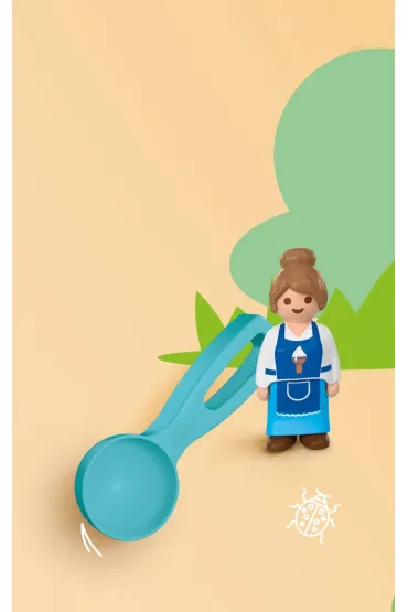 Playmobil Junior Lodziarnia z piasku 72006