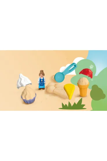 Playmobil Junior Lodziarnia z piasku 72006