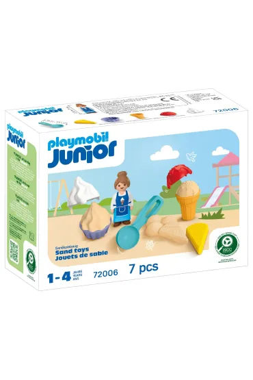 Playmobil Junior Lodziarnia z piasku 72006