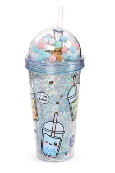 Puckator Kubek ze s�omk� i zawieszkami Bubble Tea