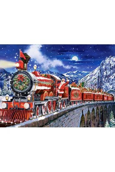 Puzzle 200 el. Santa's Coming to Town Castorland