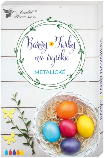 MFP Farby do jajek �elowe metalizowane 5 szt.