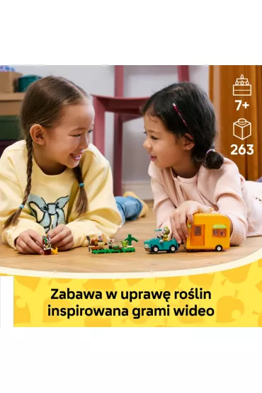 LEGO Animal Crossing Leif i jego karawan oraz sklep ogrodniczy 77054