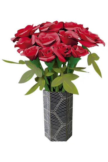 Floral Art. Sztuka kwiatowa - Bukiet czerwonych r�