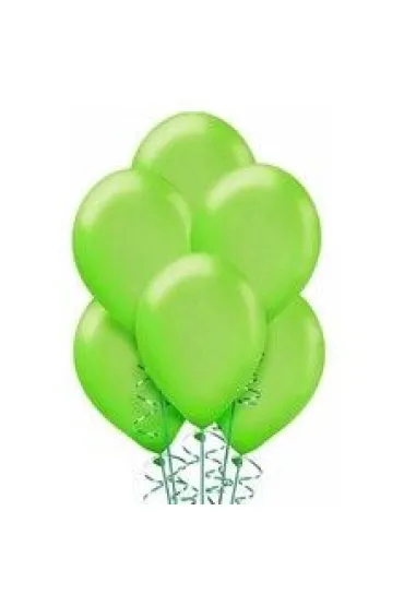 Arpex Balony metalizowane jasnozielone 25cm