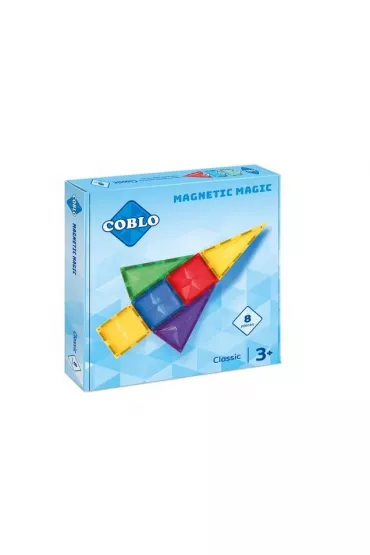 Magnetyczne klocki konstrukcyjne Basic 8 el.
