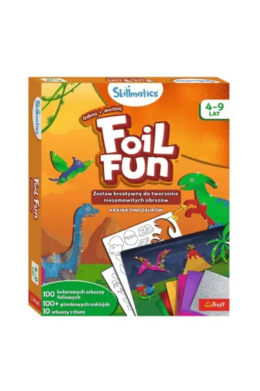 Zestaw kreatywny Skillmatics Foil Fun Kraina Dinozaurw Grasper Global Private Limited