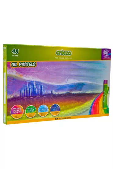 Cricco Pastele olejne 48 szt.