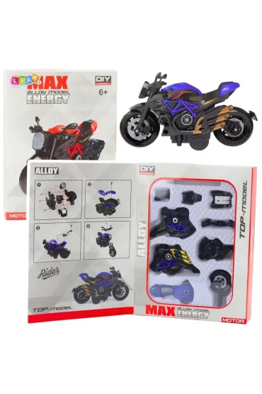 Motocykl do skr�cania metalowy 1:14 LeanToys