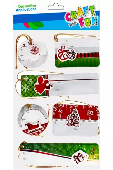Craft with Fun Bilecik okazjonalny na prezent Boe Narodzenie 12 szt.