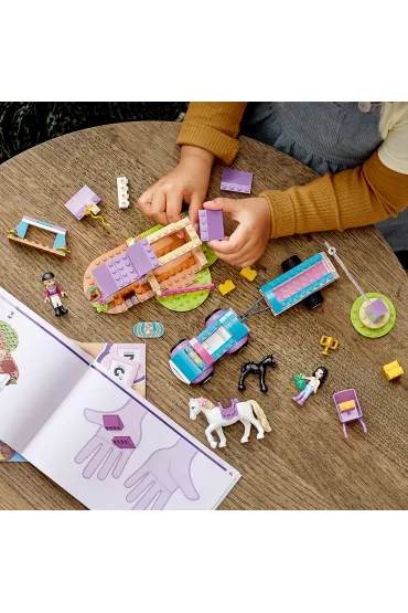 LEGO Friends Szk�ka je�dziecka i przyczepa dla konia 41441