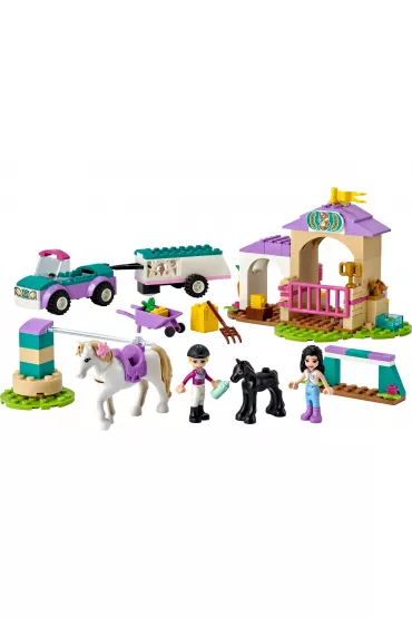 LEGO Friends Szk�ka je�dziecka i przyczepa dla konia 41441
