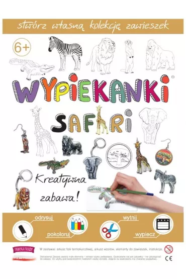 Wypiekanki safari - kreatywna zabawa! Fabryka Frajdy