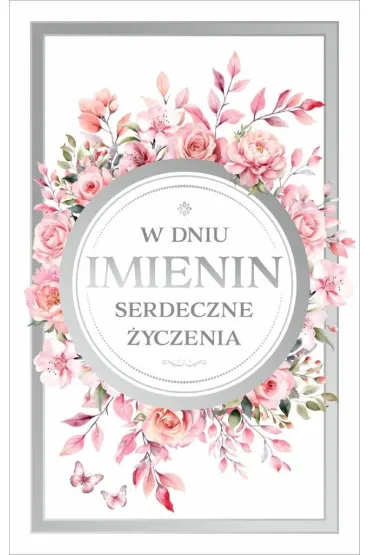 Art Nuvo Karnet Imieniny (13x20,5cm) KI-05