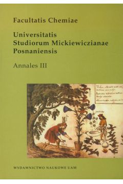 Facultatis chemiae. Universitatis Studiorum Mickiewiczianae Posnaniensis