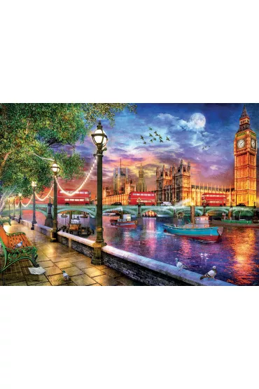 Puzzle 2000 el. Londyn, Dominic Davison Educa - Dominic  Davison