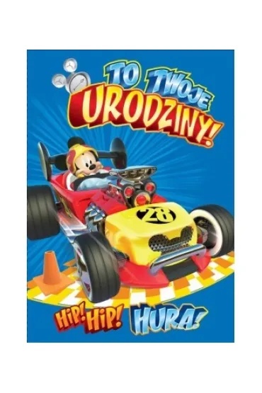 Kukartka Karnet B6 DS-012 Urodziny Myszka Miki