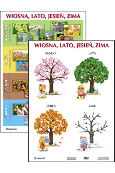 Plansza- wiosna, lato, jesie�, zima