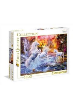 Puzzle 1500 el. High Quality Collection. Dzikie jednoroce Clementoni