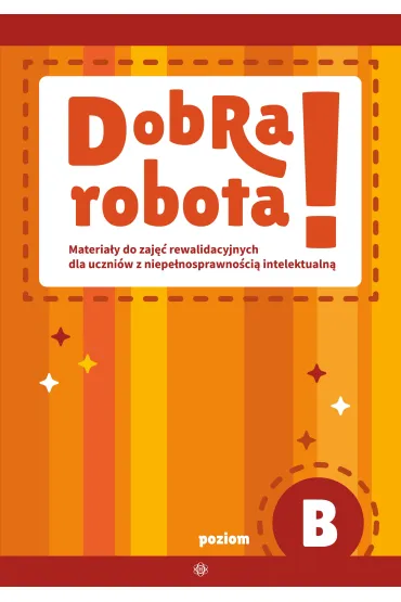 Dobra robota! Poziom B Materia�y do zaj�� rewalidacyjnych dla uczni�w z niepe�nosprawno�ci� intelektualn� - Magdalena Hinz