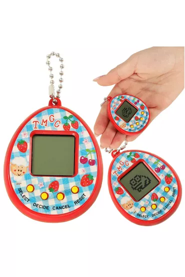 Tamagotchi gra elektroniczna dla dzieci jajko czerwony
