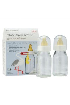 Butelka szklana dla niemowlt 110ml, 2 szt