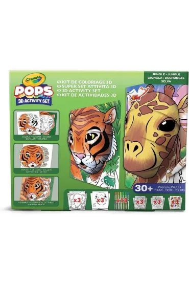 Pops 3D Activity Set - Jungle Crayola