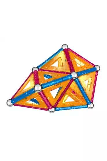 Geomag Panels Glitter. Klocki magnetyczne. 68 element�w