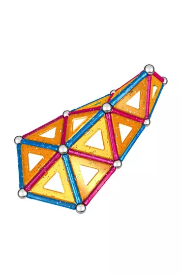 Geomag Panels Glitter. Klocki magnetyczne. 68 element�w
