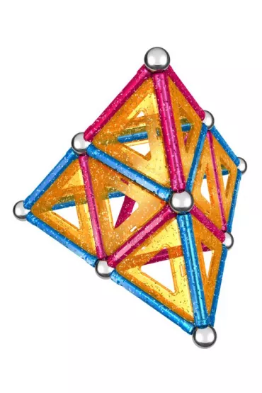 Geomag Panels Glitter. Klocki magnetyczne. 68 element�w