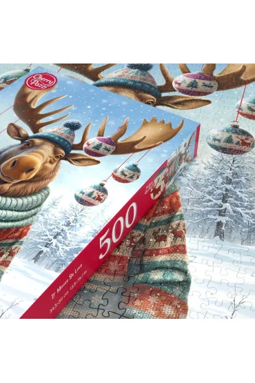 Puzzle 500 el. It Moose Be Love 20395 CherryPazzi