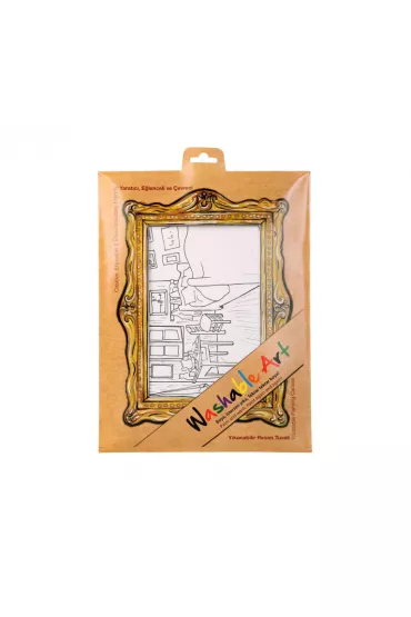 Funny Mat White - Vincent van Gogh, Pok�j w Arles. Mata do kolorowania wielokrotnego u�ytku Strigo