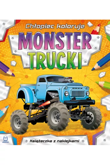 Ch�opiec koloruje Monster trucki