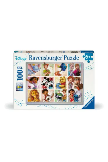 Puzzle dla dzieci 100 el. XXL Disney Postacie Ravensburger