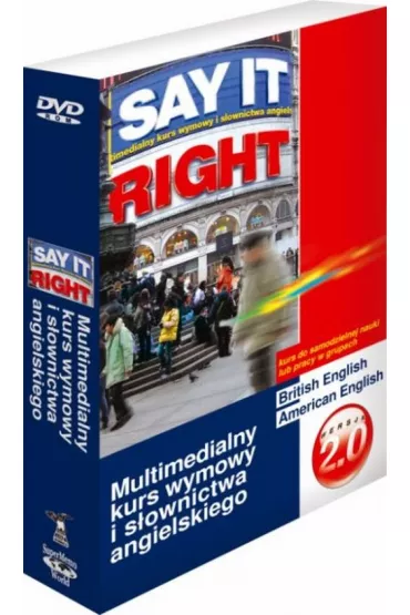 Say It Right 2.0. Multimedialny kurs wymowy i s�ownictwa angielskiego - Jaros�aw Weckwerth, Krzysztof Sawala, Tomasz Szczeg�a
