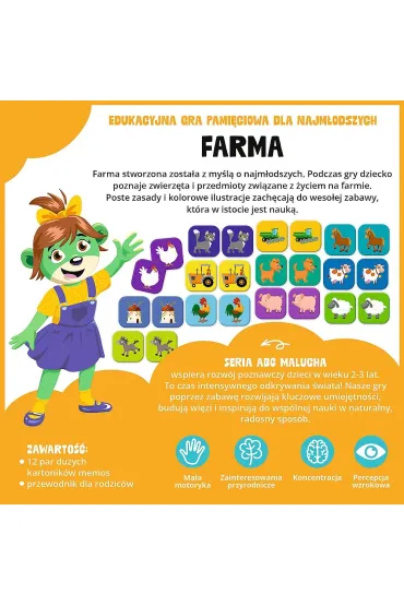 Gra Farma ABC  Malucha 02909 Trefl