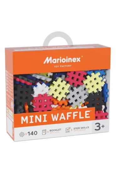 Klocki konstrukcyjne 140 element�w Wafle mini MARIOINEX 909065