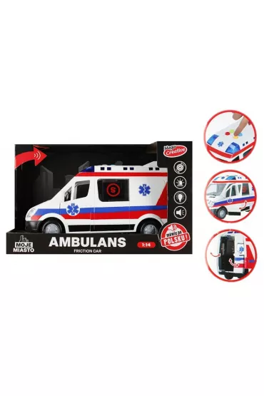 Ambulans Moje Miasto MEGA CREATIVE 522124