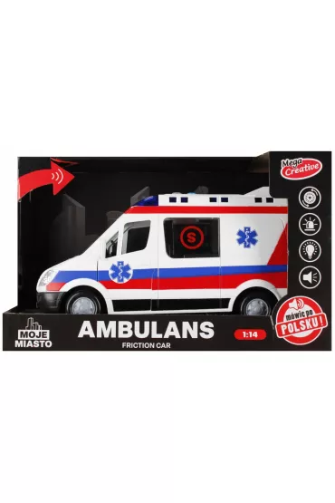 Ambulans Moje Miasto MEGA CREATIVE 522124