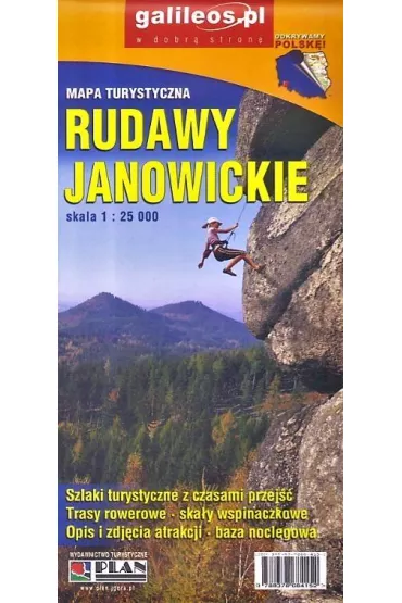 Mapa turystyczna. Rudawy Janowickie 1:25 000