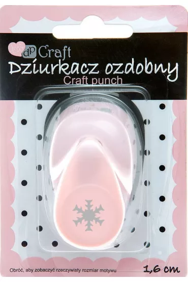 Dalprint Dziurkacz dekoracyjny 15 105-072 sniezynka B/C